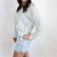 Ichi - Katy Stripe Top