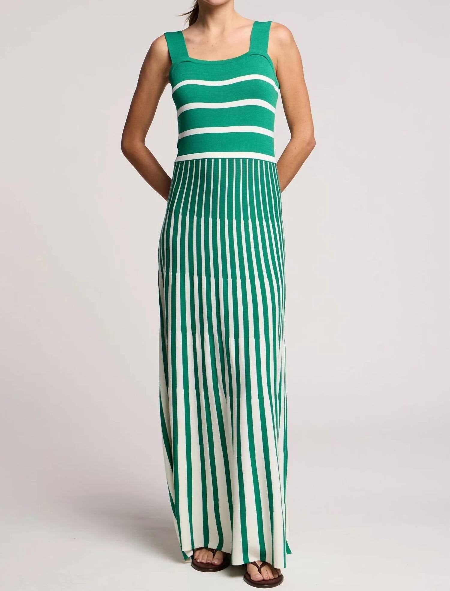 Velvet By Graham & Spencer - Aveline Milano Stripe Maxi Dress
