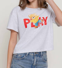 Active Basic - Short Sleeve French Terry Short Top
