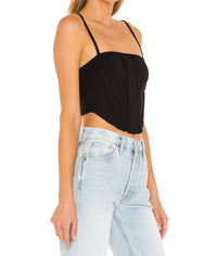 Atoir - Amalfi Raw-cut Hem Crop Top