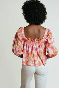 LAROQUE Bella Blouse in somerset - women's blouse - detail view