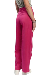 Another Love Bristol Pocket Pants in pink paradise - women's jeans - detail view