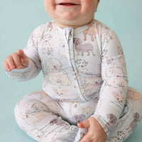 Posh Peanut - Babies Gatsby One Piece Footie With Zipper