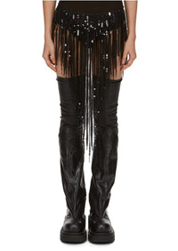 Rick Owens - LUXOR FRINGED PANTY SKIRT