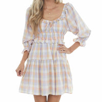 Entro - Picnic Plaid Mini Dress