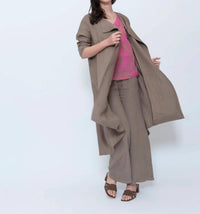 Blueberry - Draped Duster