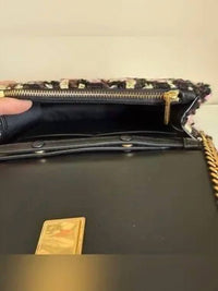 Tory Burch - Kira Tweed Mini Top Mini Bag With Handle Chain