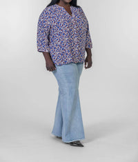 Nydj - Pintuck Button Down Blouse - Plus