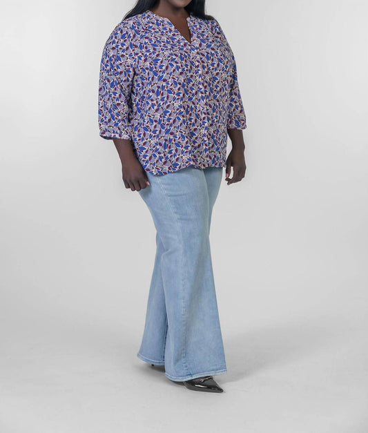 Nydj - Pintuck Button Down Blouse - Plus