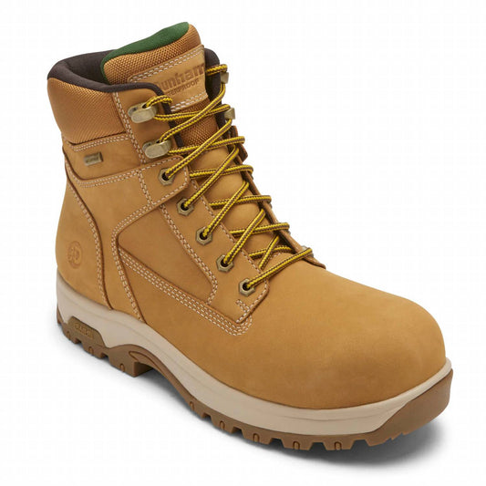 Dunham - MEN'S 8000WORKS 6" WATERPROOF SAFETY PLAIN TOE BOOT - MEDIUM WIDTH