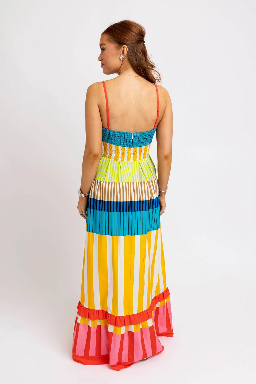 Karlie - Royal Layered Maxi Dress