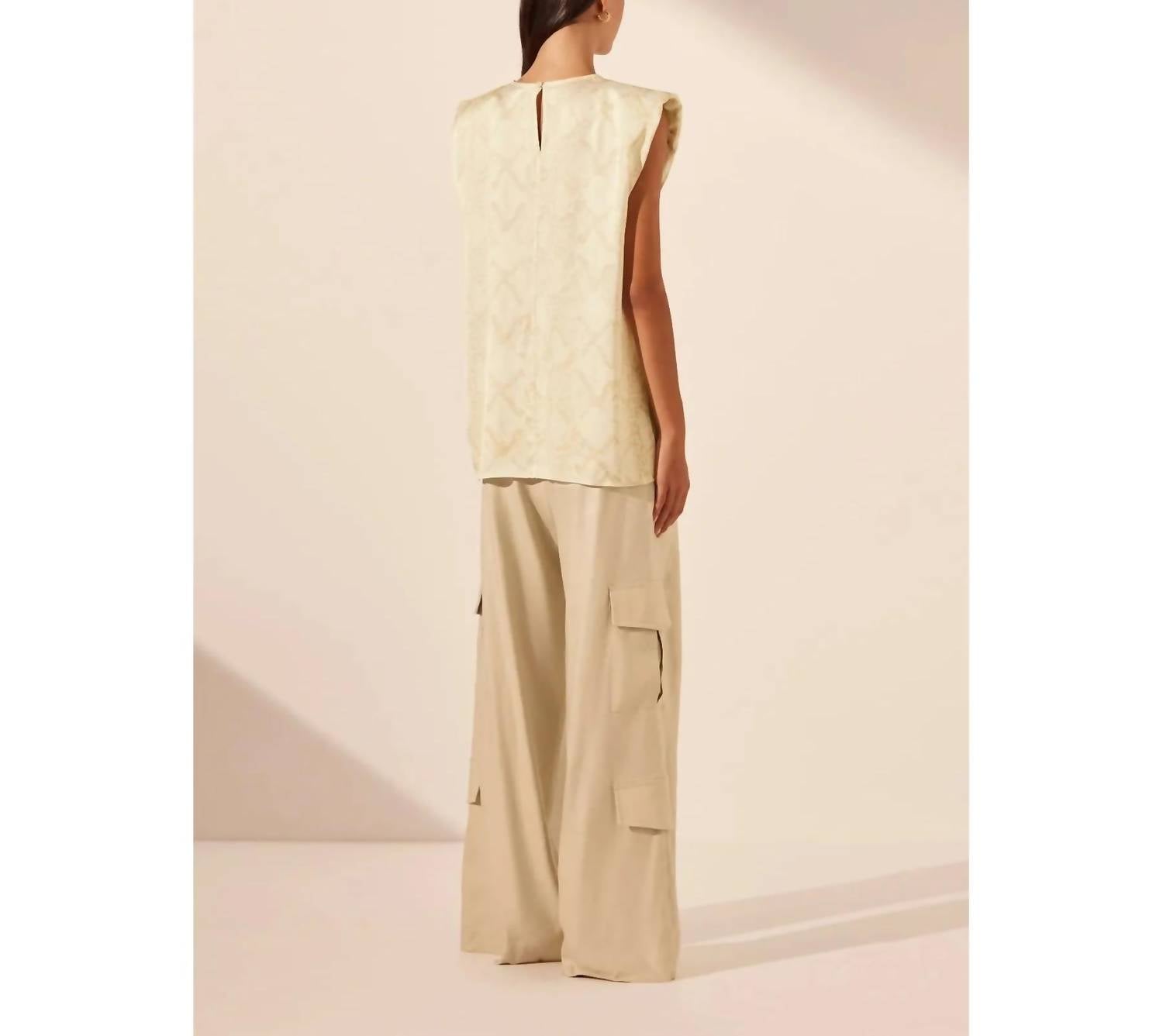 Shona Joy Medina Tank in cream bone - women's tank top - view 4