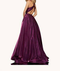 Sherri Hill - Satin Shimmer Ball Gown