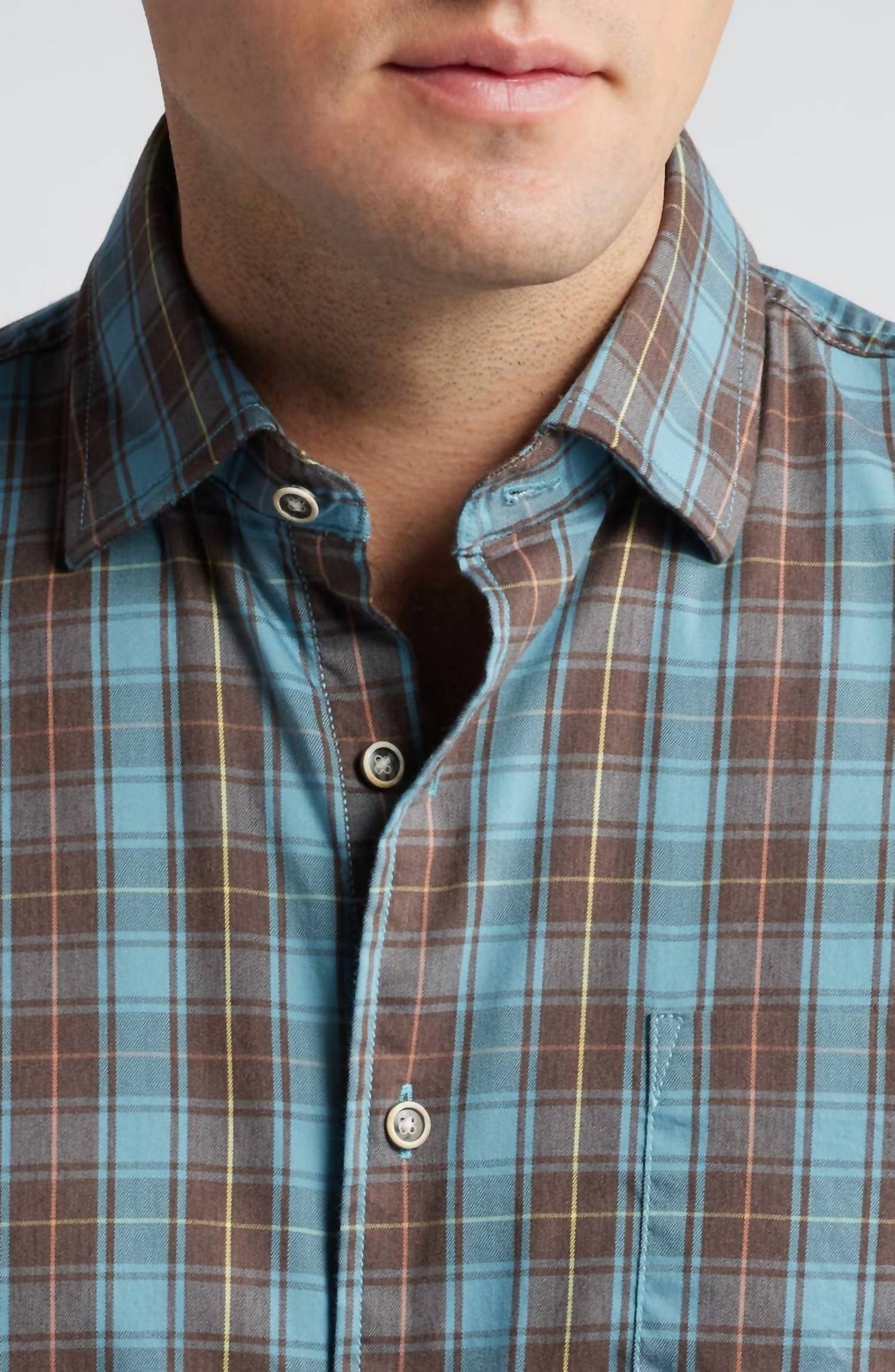 Johnnie-O - Carrillo Plaid Stretch Button-up Shirt