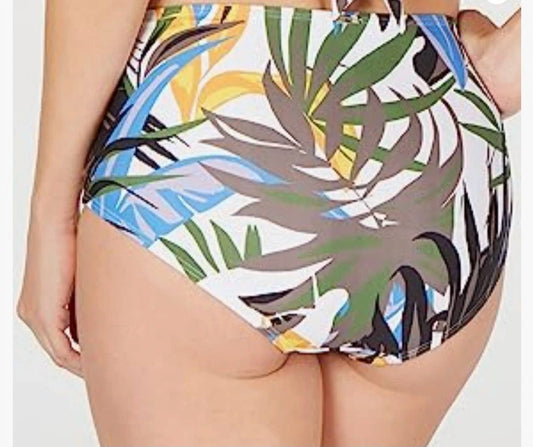 Calvin Klein - Standard Pleated High Waist Bikini Bottom