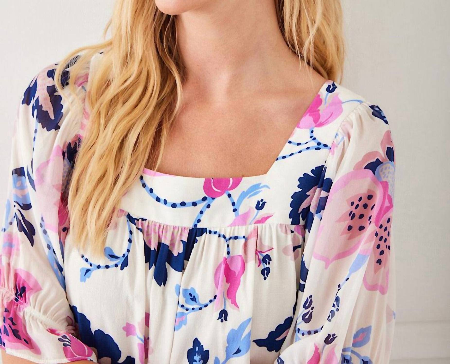 Karen Kane - Contrast Square Neck Top