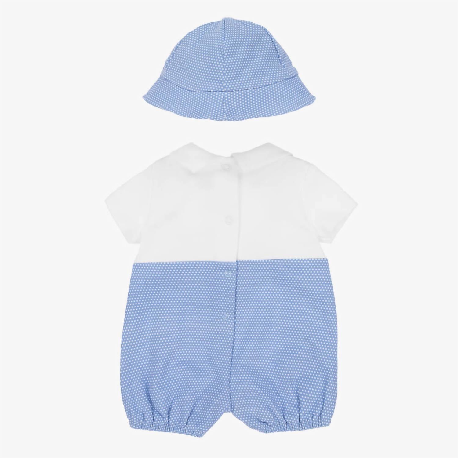 Mayoral - Kids Short Overalls And Hat Bodysuit Set