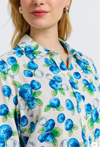 Foxcroft - TIE FRONT BLOUSE
