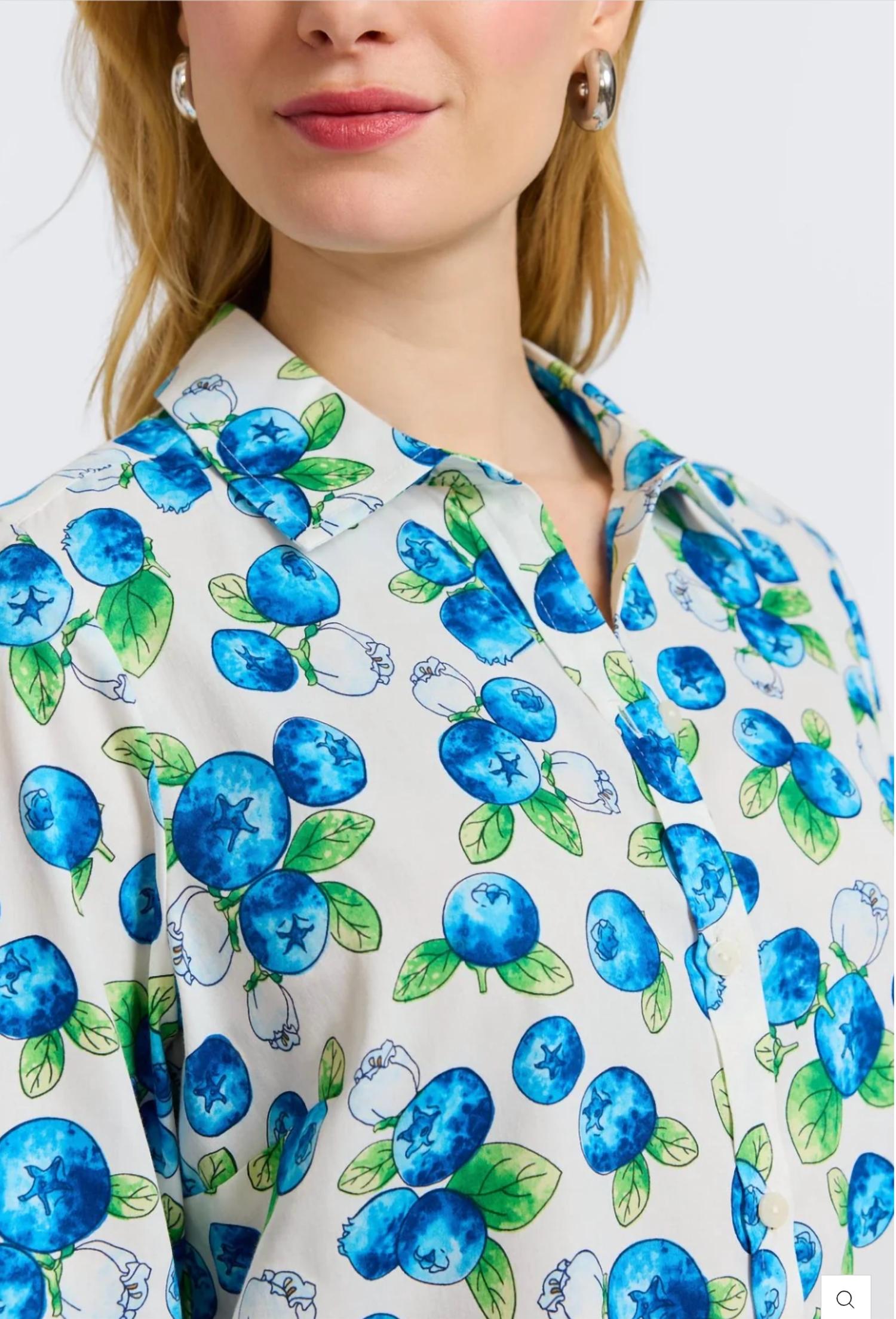 Foxcroft - TIE FRONT BLOUSE