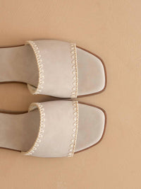Oasis Society - Women's Emmie Border Stitch Summer Sandals
