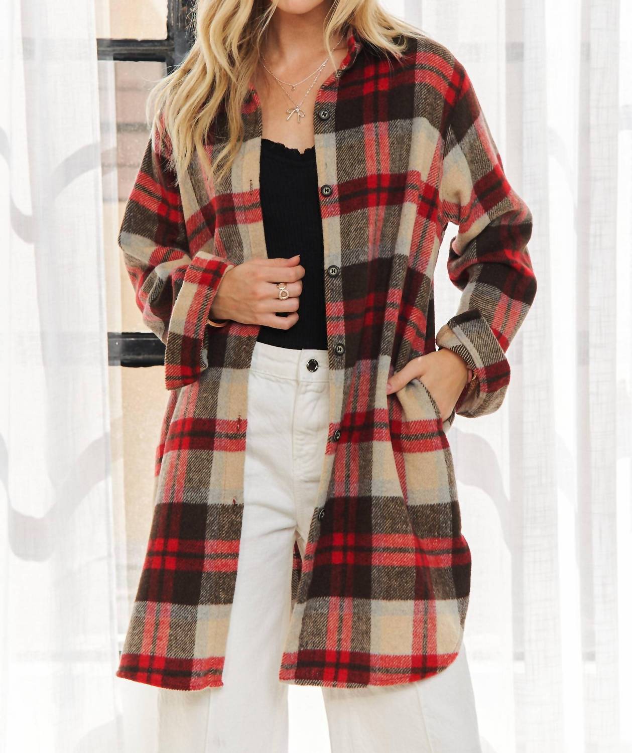 Adora - Classic Flannel Shacket