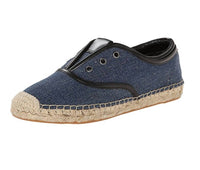 Elie Tahari - Women's Mako Denim Slip-On Oxford Espadrille Sneakers