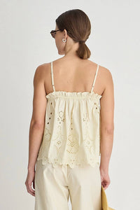 Apiece Apart - Embroidered Cami Top