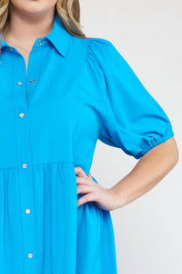 Entro - Bubble Sleeve Mini Dress