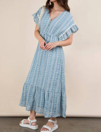 Endless Blu. - Boho Midi Dress
