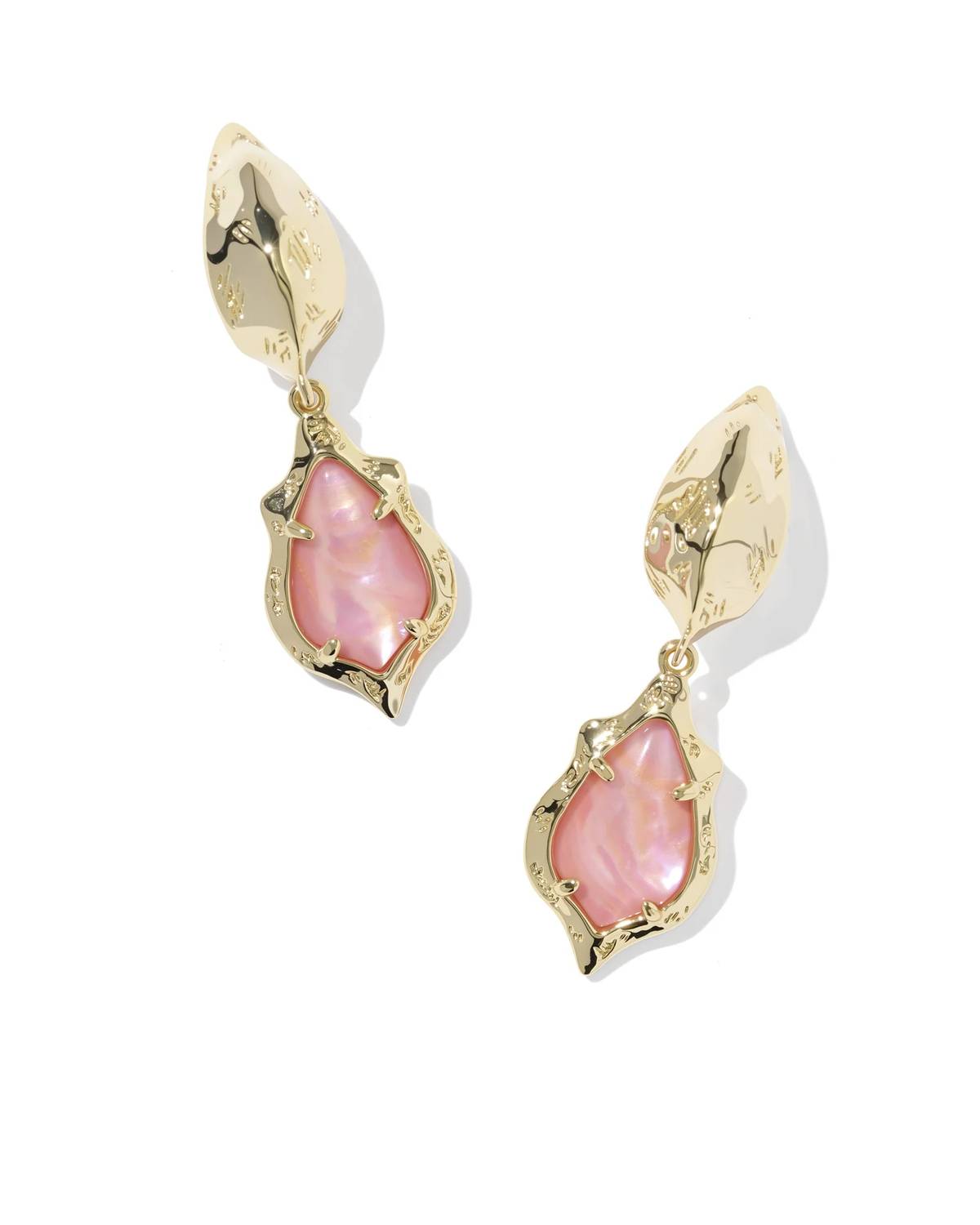 Kendra Scott - Women's Adriana Scallop Frame Huggie Earrings