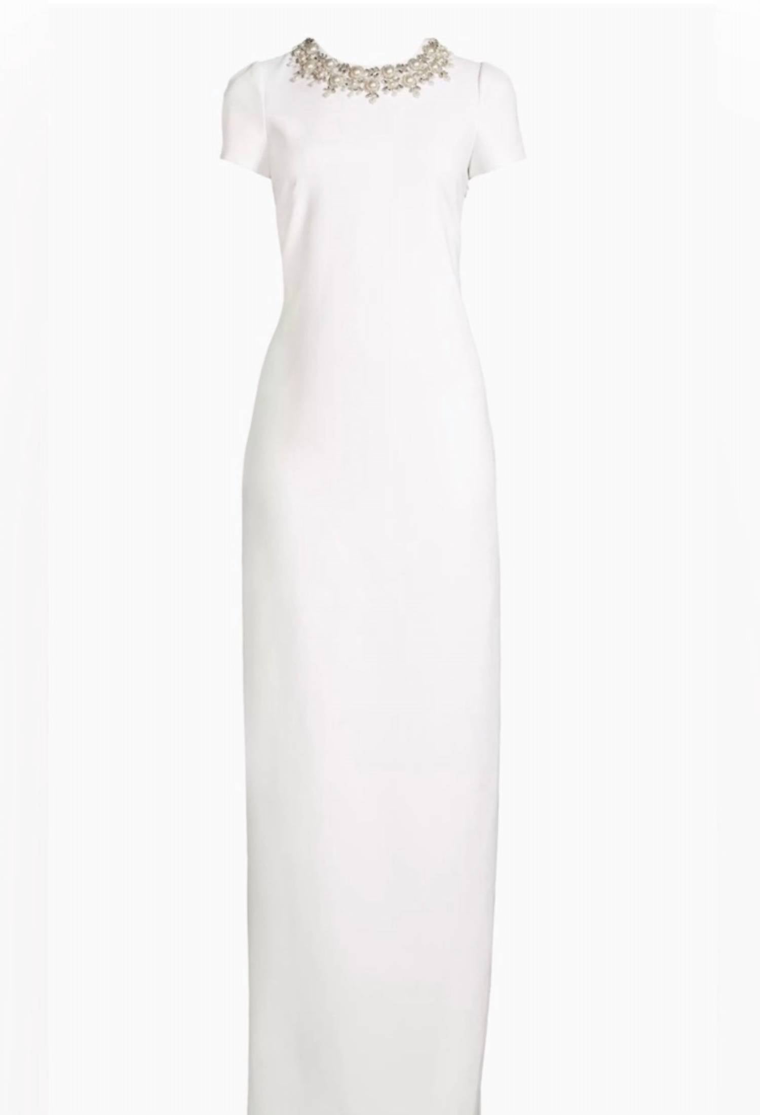 Sachin & Babi - Petra Embellished Stretch Crepe Gown