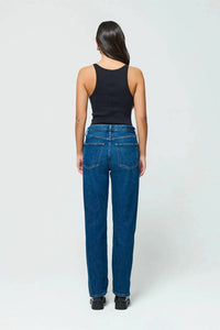 ETICA Tyler Vintage Straight Leg Jeans in blue - women's jeans - view 4