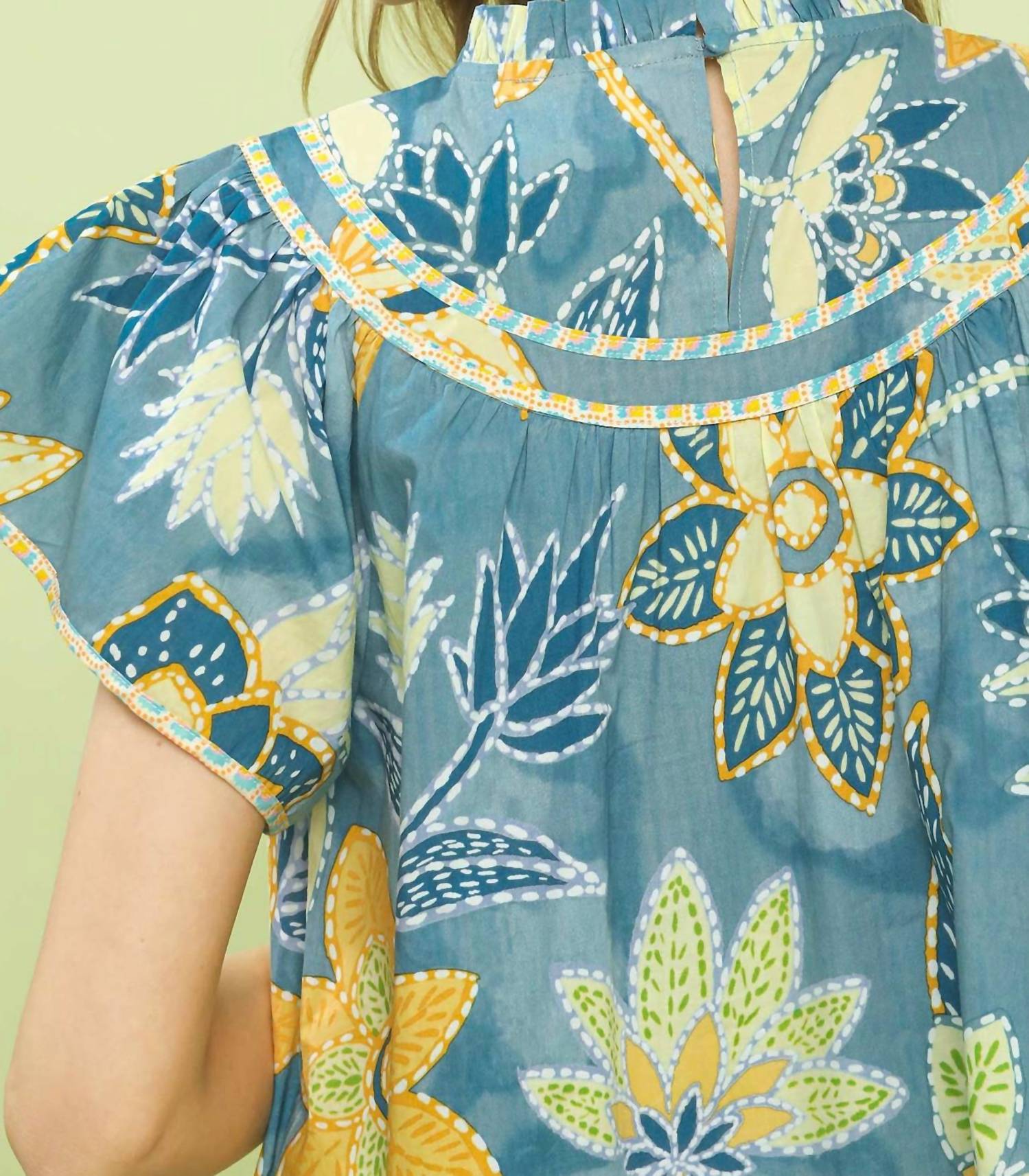 Umgee - Mix Abstract Print Dress
