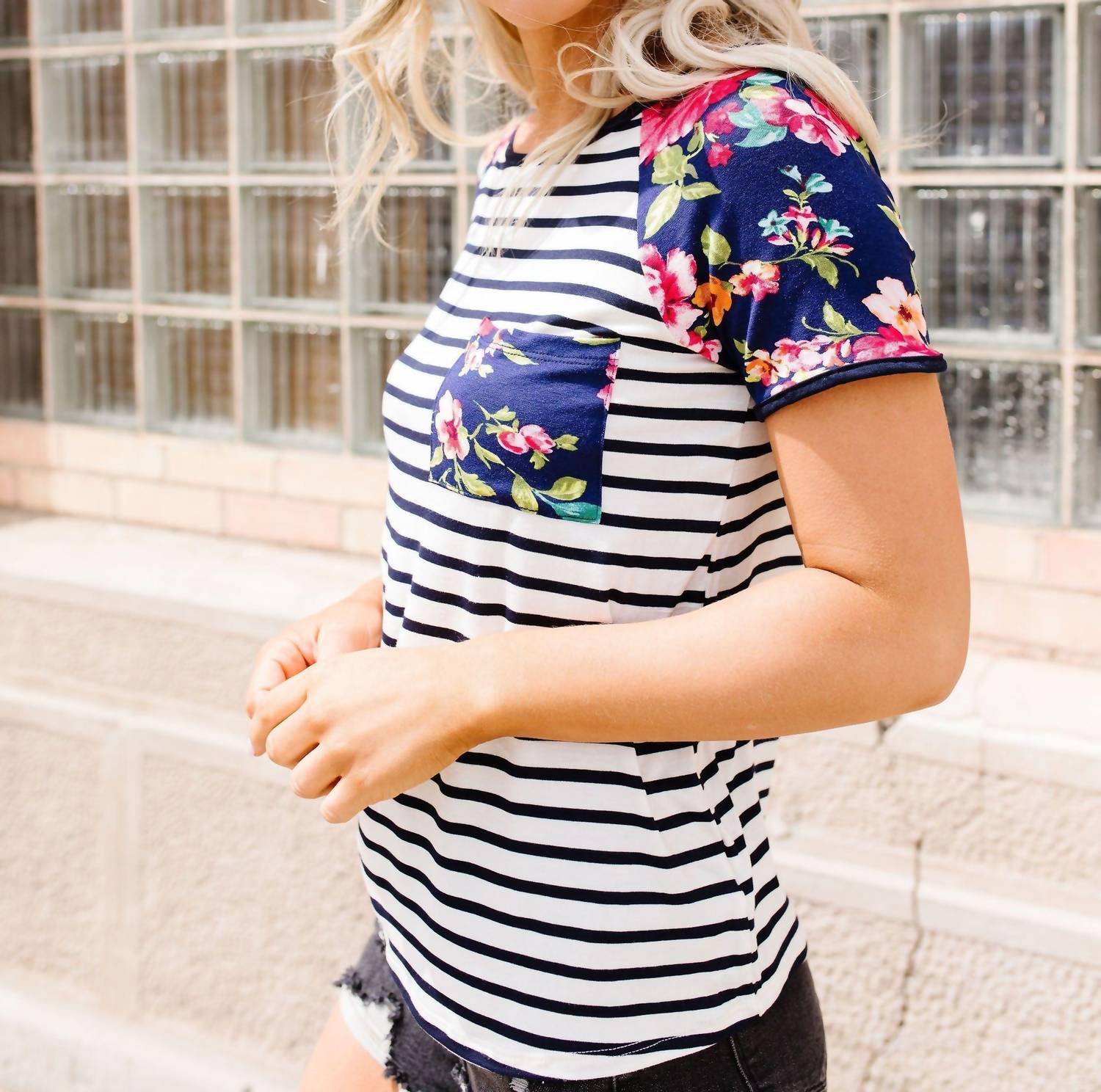 Flower Power Raglan Top