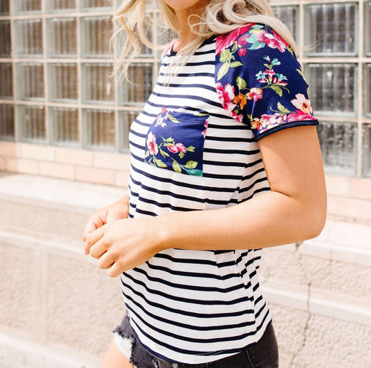 Flower Power Raglan Top