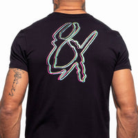 Eight X - Frequency Logo Graphic T-shirt