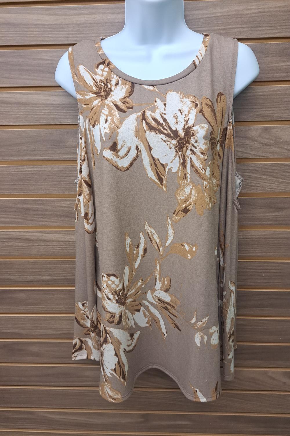 Peach Love - Women's Cold Shoulder Long Sleeve Flowy Slip Over Top