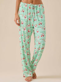 Angel Dear - Golfing Santa & Elves Adult Pajama Bottoms