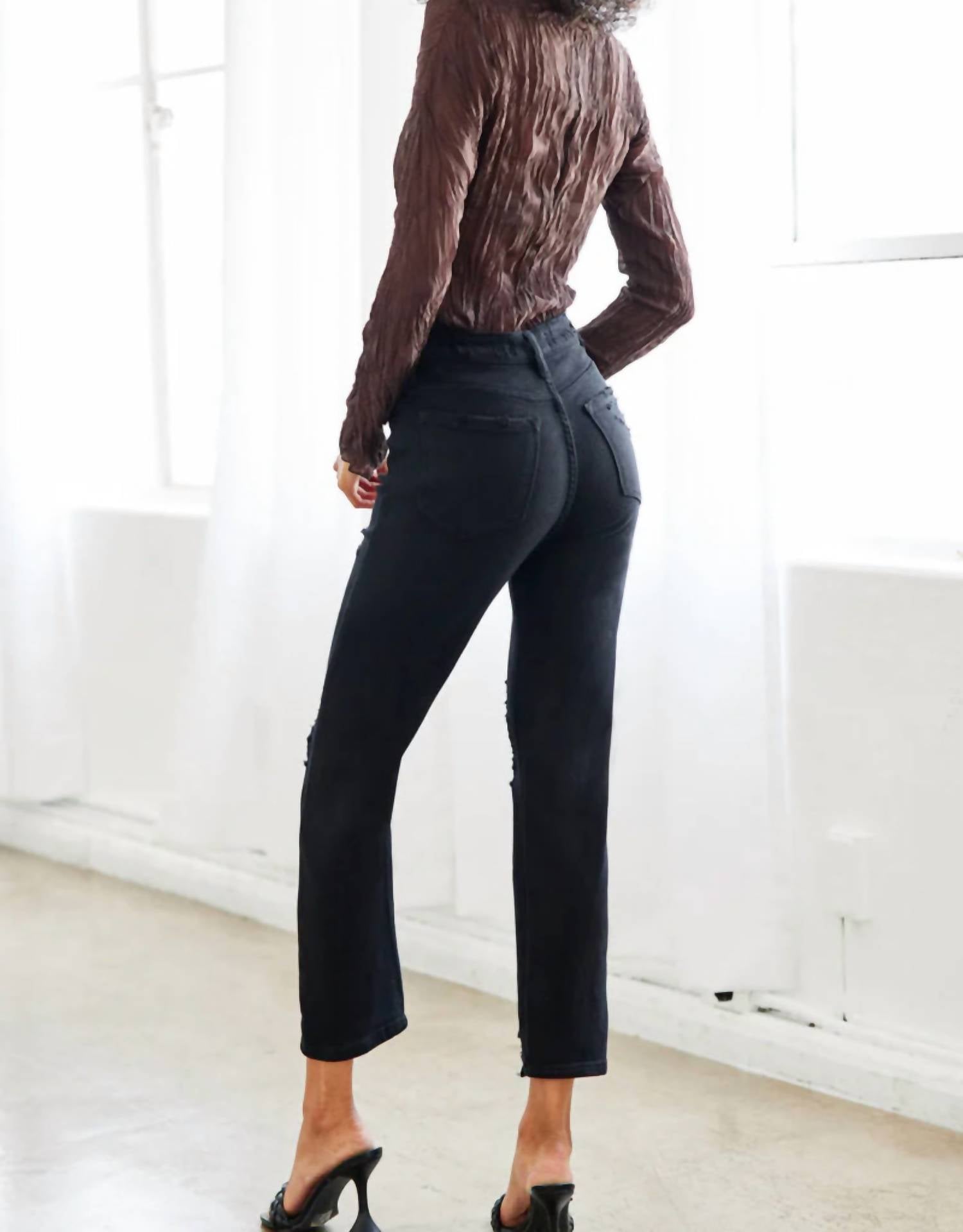 Kancan - Haven High Rise Slim Straight Jeans