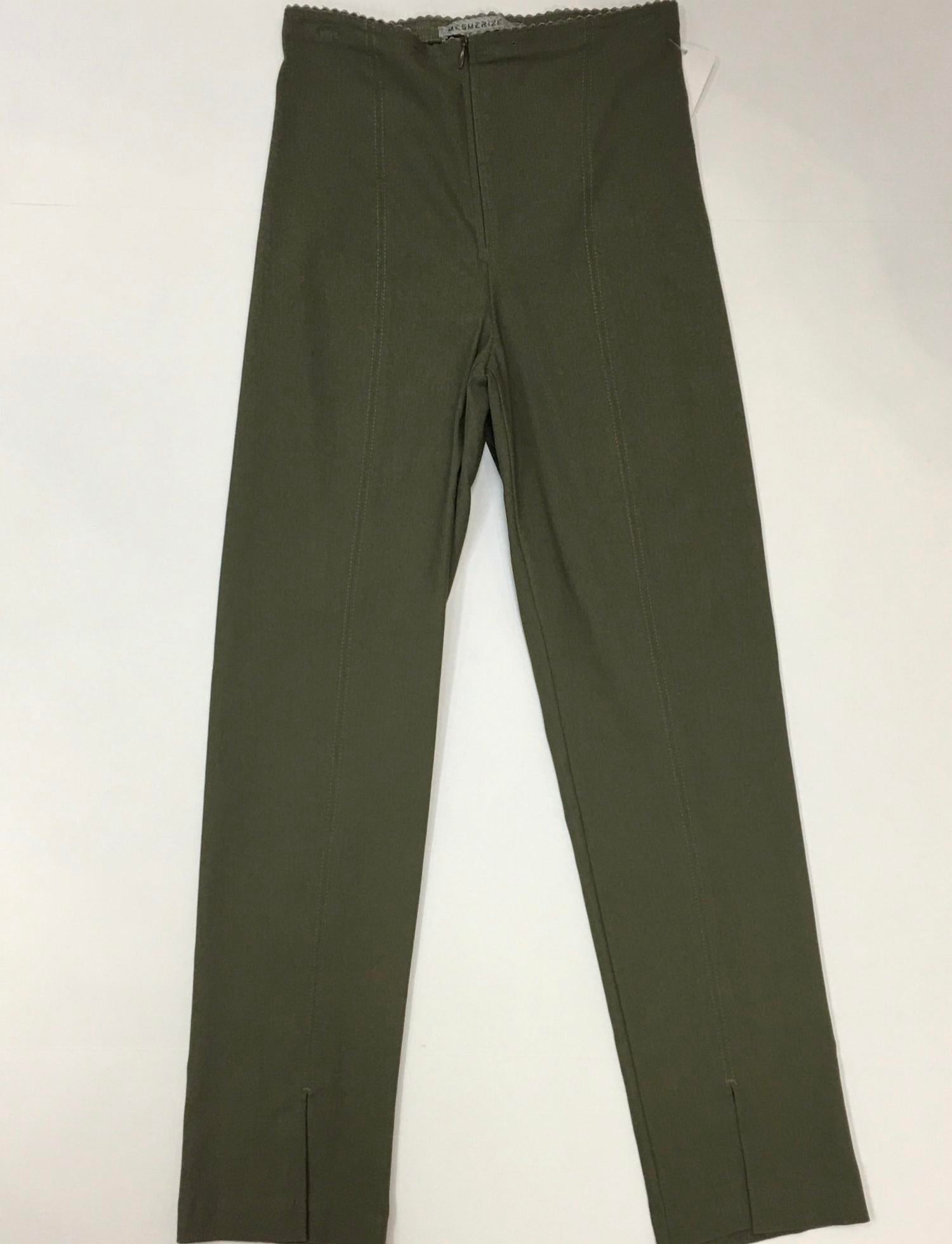 Mesmerize - Zip FrontLong Pants w/slit