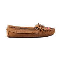 Lamo Women's Alita Slip-on Moccasins in chestnut multi serape - women's shoe