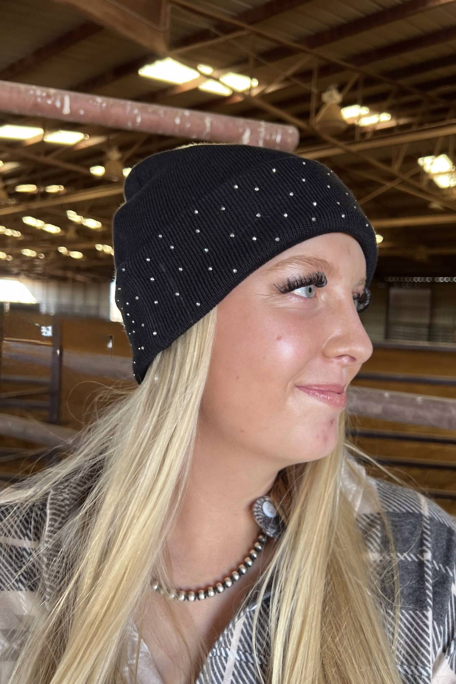 Rowdy Crowd - Shine Bright Rhinestone Embellished Winter Beanie