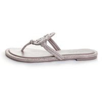 Tory Burch - Women's Miller Knotted Pave Thong Sandal