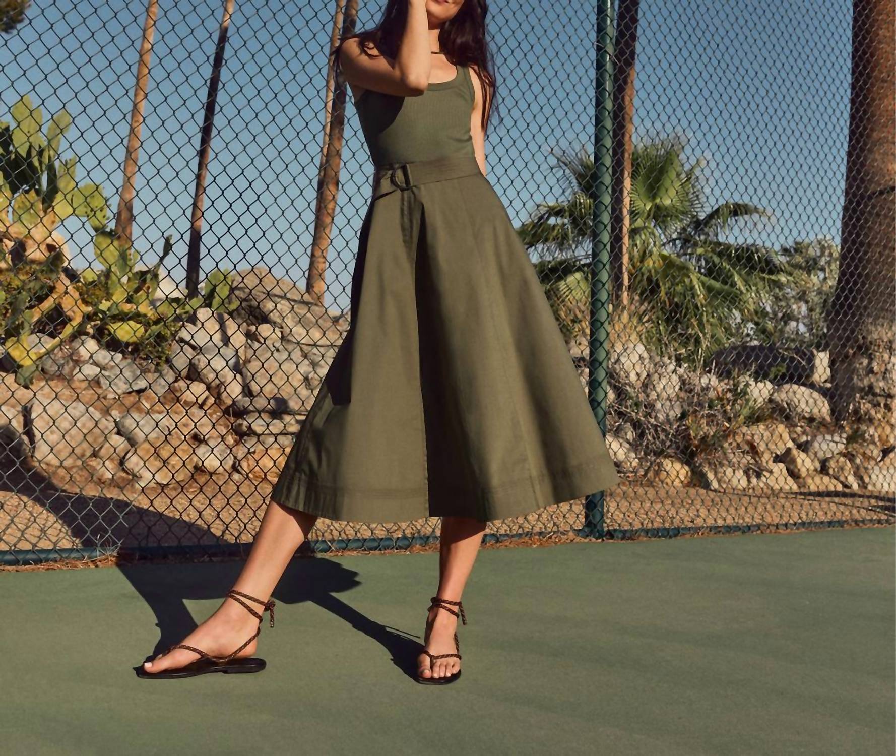 Veronica Beard - Ennis Belted Midi Dress