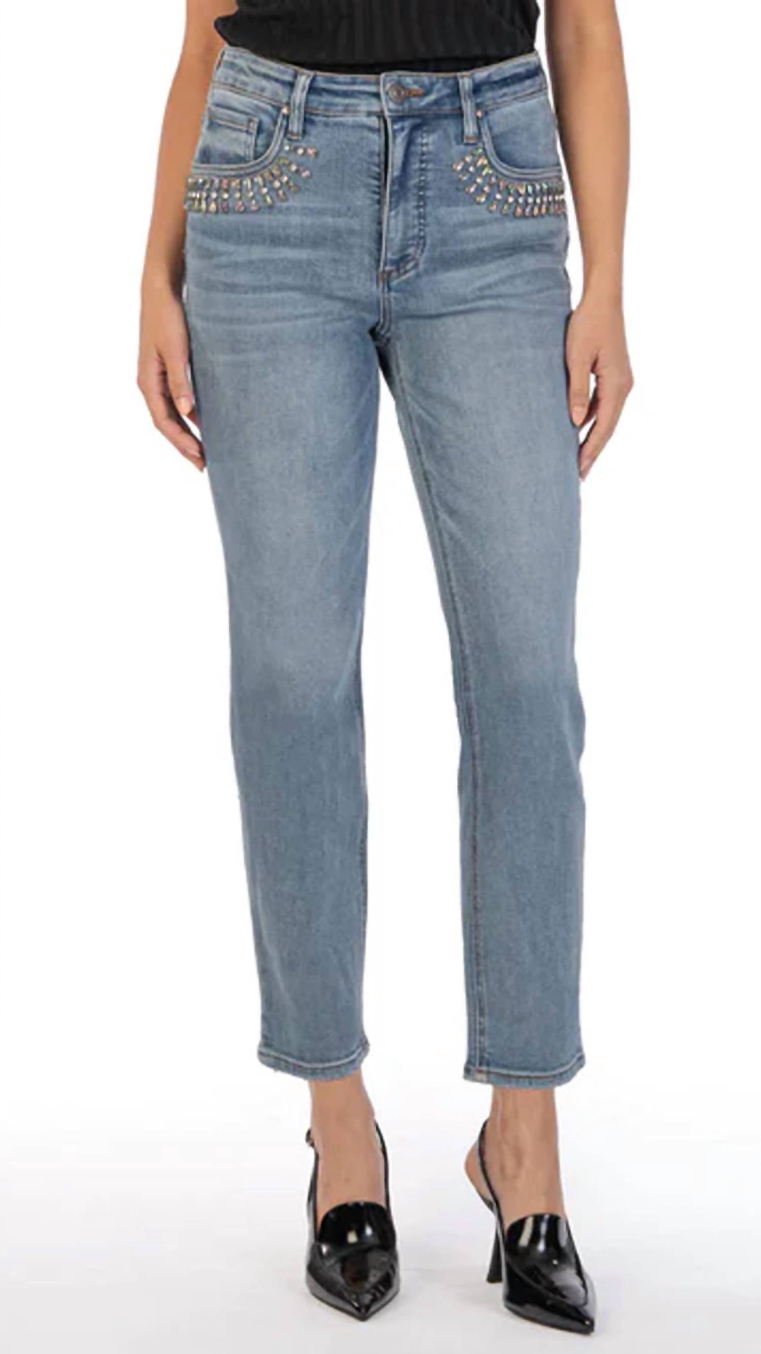 Kut From The Kloth - RACHAEL RHINESTONE JEAN
