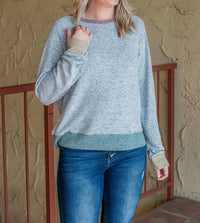 Hem & Thread - Open Back Lounge Sweater Top