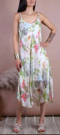 Gigi Moda - Amazzonica Miele Midi Dress