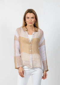 Elliott Lauren - Mesh Easy Button Up Shirt