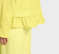 Marc Cain Relaxed Outdoor Jacket in pale lemon - women's jacket - view 7