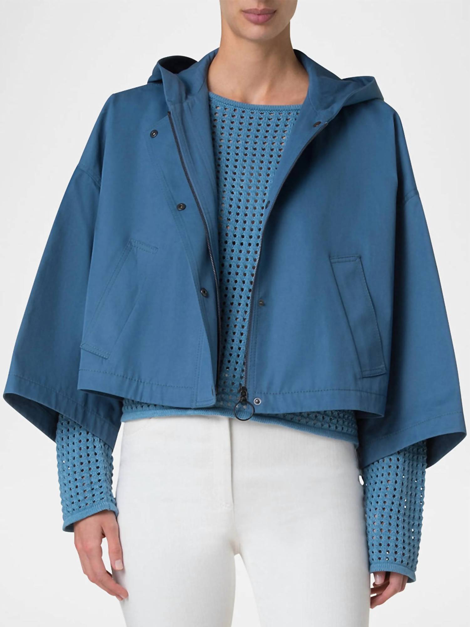 Akris Punto - Cotton Gaberdine Carcoat